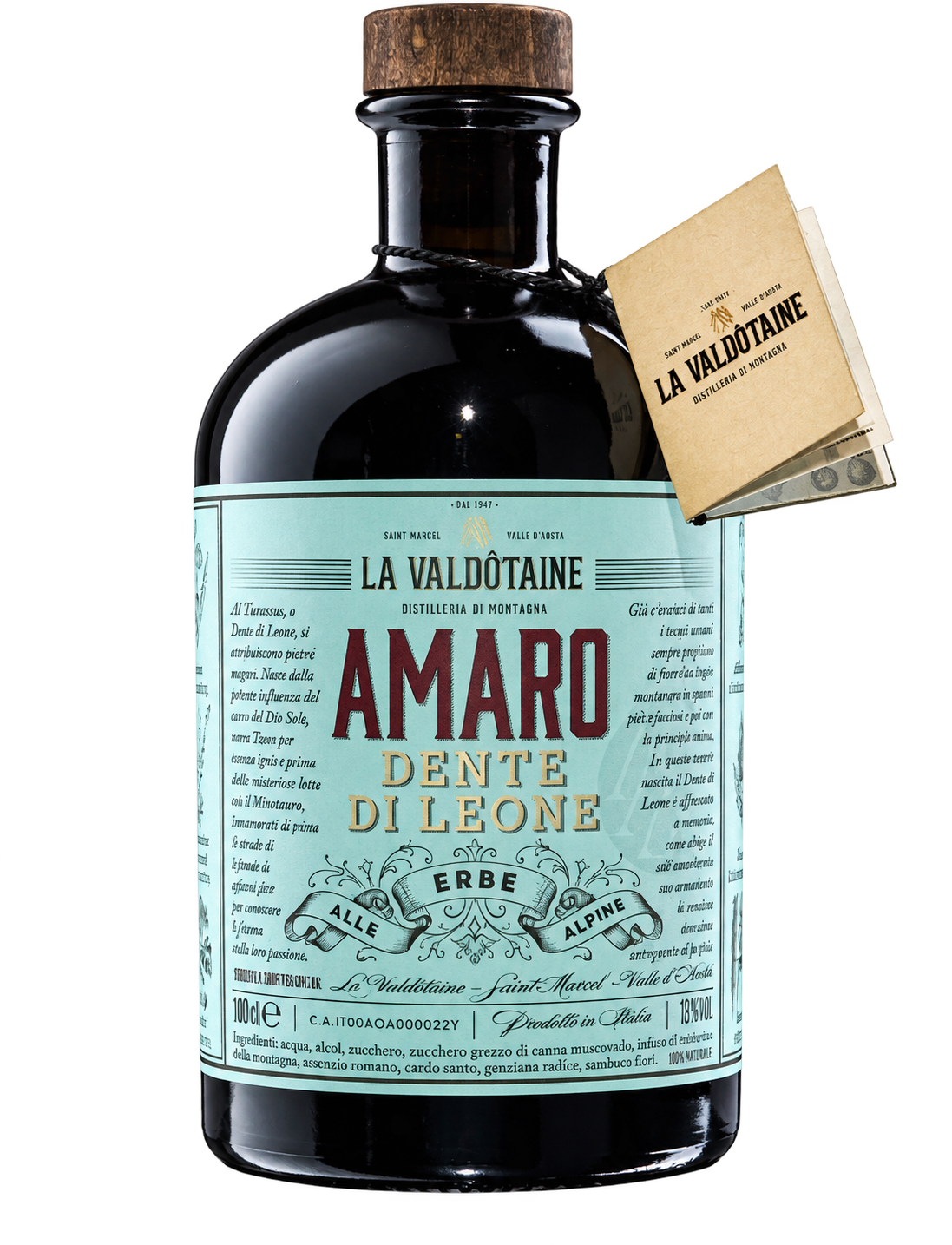 Bottiglia di Amaro Dente di Leone 1 L